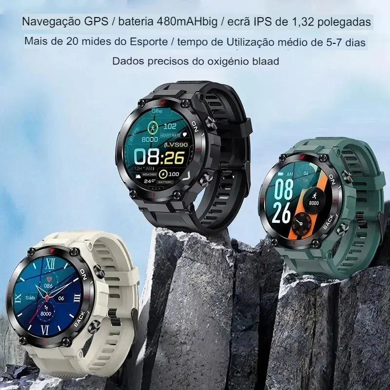 Relógio Smartwatch Esportivo com gps