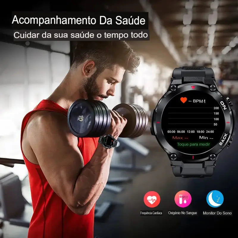 Relógio Smartwatch Esportivo com gps